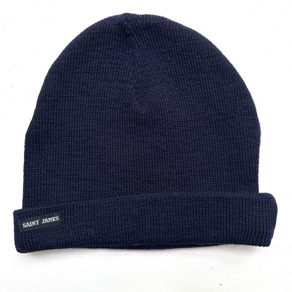 Saint James made in France Nautical Sailing 100% wool mothproofing Navy Hat - Picture 1 of 4